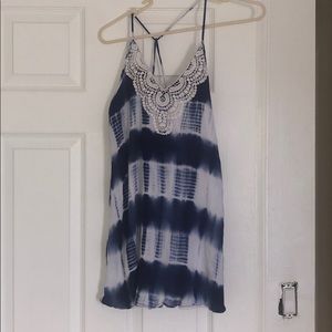 Tie dye beach dress